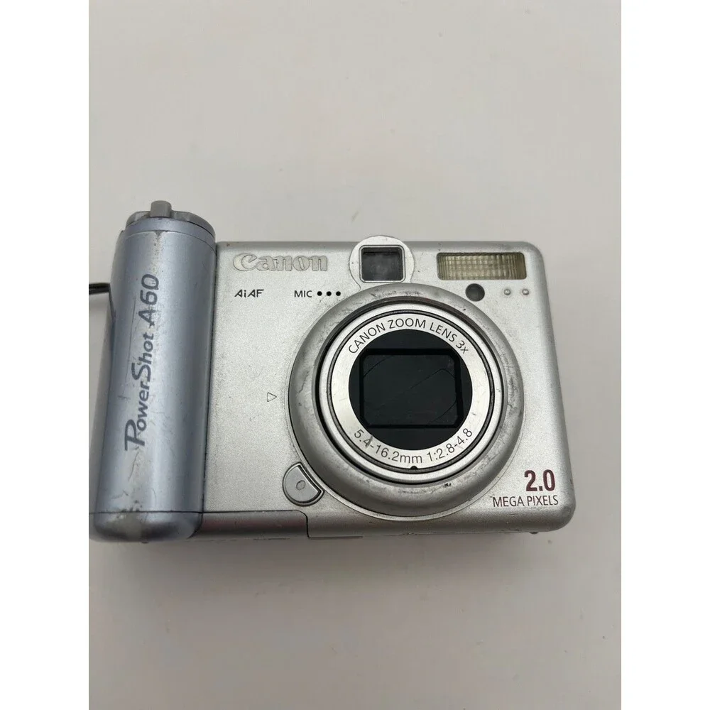 Canon PowerShot A60 2.0MP Digital Camera For Parts LCD Issue